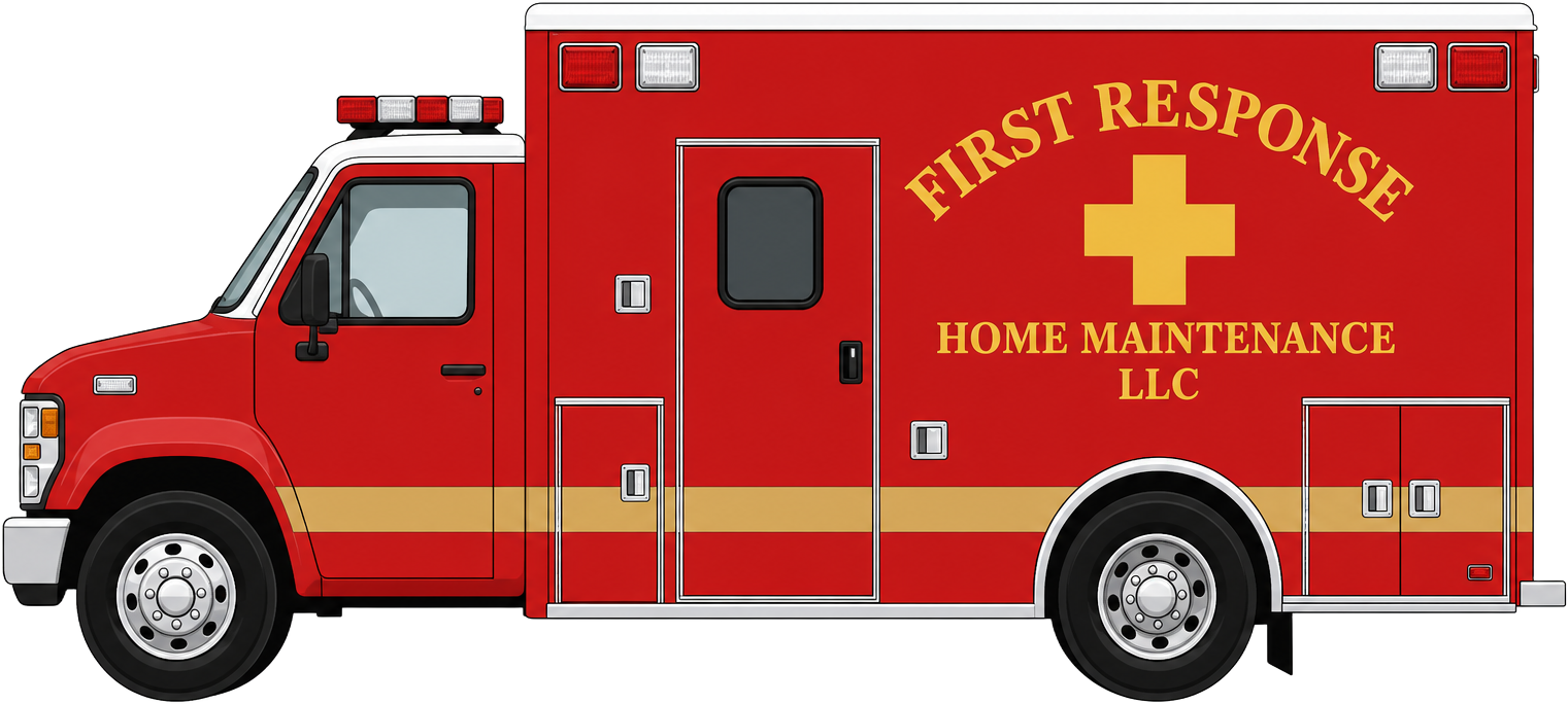 First Response Home Maintenance ambulance
